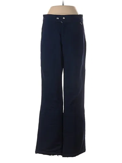 Pre-owned Obermeyer Wool Pants In Blue