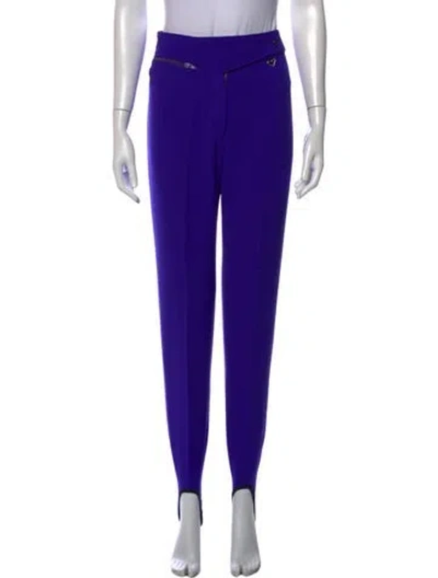 Pre-owned Obermeyer Wool Pants In Purple