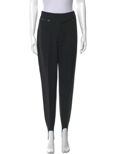 Pre-owned Obermeyer Wool Straight Leg Pants W/ Tags In Black