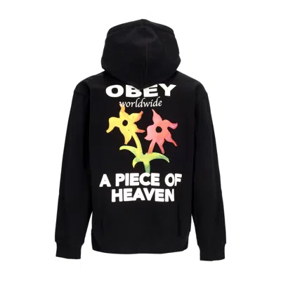 Obey A Piece Of Heaven Men's Hoodie Premium Hooded Fleece Black
