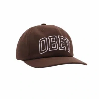 Obey Academy 6 Panel In Chocolate