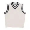 Obey Alden Sweater Vest Unbleached Men's Sleeveless Pullover Multi In Unbleached Multi