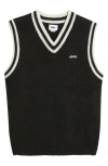 Obey Vest V-neck In Black