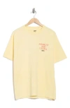 Obey Anarchy & Utopia Graphic T-shirt In Yellow