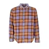 Obey Andrew Men's Long Sleeve Shirt L/s Woven Shirt Copper Multi In Copper Multi
