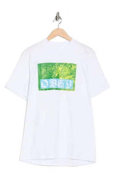 Obey Angels Cotton Graphic T-shirt In White