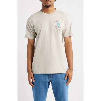 Obey Bad Ideas Eagle Graphic T-shirt In White