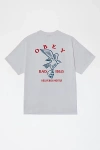 Obey Bad Ideas Graphic Tee In White, Men's At Urban Outfitters In Red
