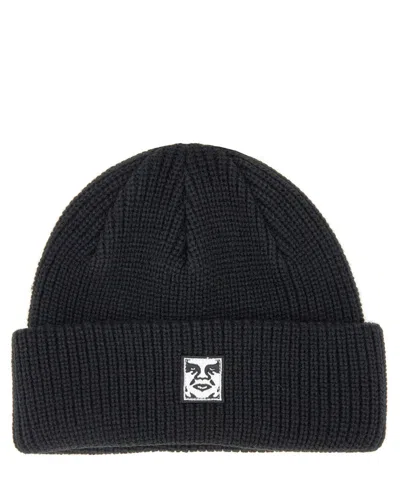 Obey Beanie In Black