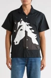 Obey Beau Horse Short Sleeve Shirt In Multi