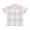 Obey Bennie Woven Unbleached Men's Short Sleeve Shirt Multi In Unbleached Multi