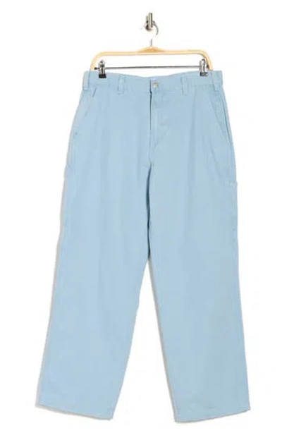 Obey Big Timer Carpenter Pants In Blue