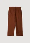 Obey Big Timer Twill Double Knee Carpenter Pa In Brown