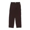 Obey Big Timer Twill Double Knee Carpenter Pant Java Brown Men's Long Trousers In Java Brown