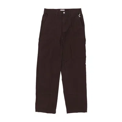 Obey Big Timer Twill Double Knee Carpenter Pant Java Brown Men's Long Trousers