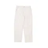 Obey Big Timer Twill Double Knee Carpenter Pant Unbleached Men's Long Trousers In Unbleached