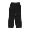 Obey Bigwig Baggy Corduroy Pant Digital Black Men's Long Trousers In Digital Black