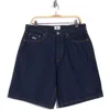 Obey Bigwig Baggy Denim Shorts In Blue