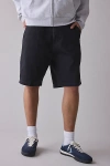 Obey Bigwig Baggy Fit Denim Carpenter Short In Black Faded Wash, Men's At Urban Outfitters