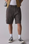 Obey Bigwig Baggy Fit Denim Carpenter Short In Wren Faded Wash, Men's At Urban Outfitters