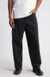 Obey Bigwig Baggy Jeans In Black