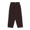 Obey Bigwig Baggy Twill Cargo Pant Java Brown Men's Long Trousers In Java Brown