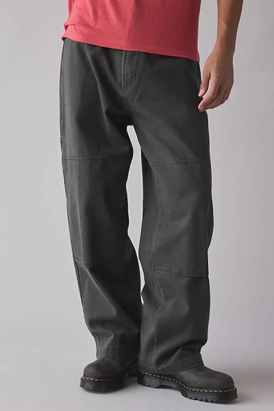 Obey Bigwig Double Knee Work Pant In Rosin Faded Wash, Men's At Urban Outfitters