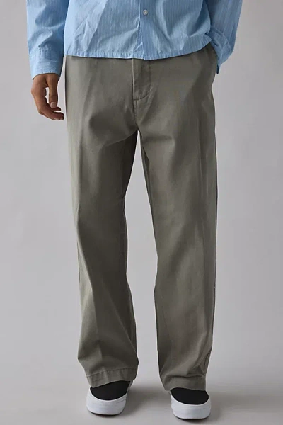 Obey Bigwig Giant Chino Pant In Sol, Men's At Urban Outfitters In Gray