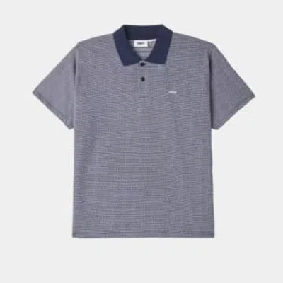 Obey Bigwig Materia Polo-shirt In Blue