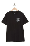 Obey Birds Of Justice Cotton Graphic T-shirt In Black