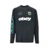 Obey Long-sleeve Sweater In Black