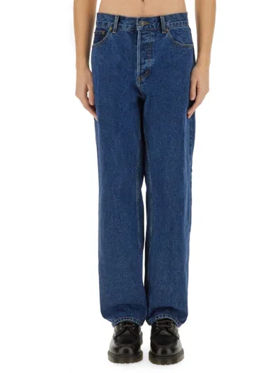 Obey Blue Mid Rise Jeans