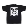 Obey Bold Icon Heavyweight Tee Jet Black Men's T-shirt In Black