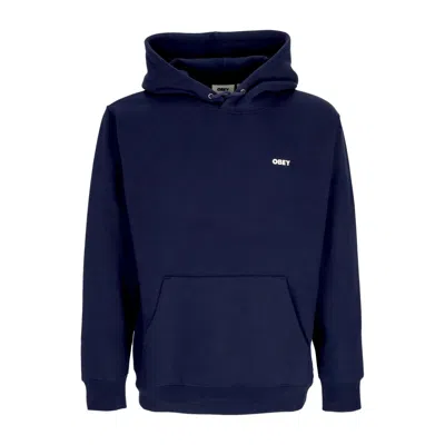 Obey Bold Premium Hooded Fleece Academy Navy Men's Hoodie