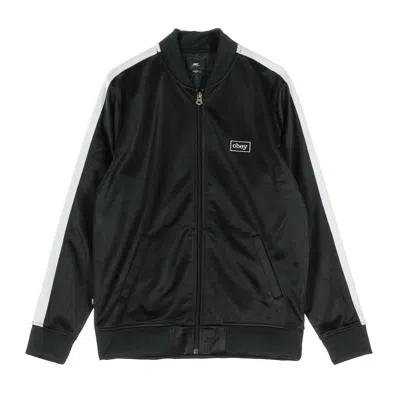 Obey Borstal Men's Tracksuit Jacket In Black