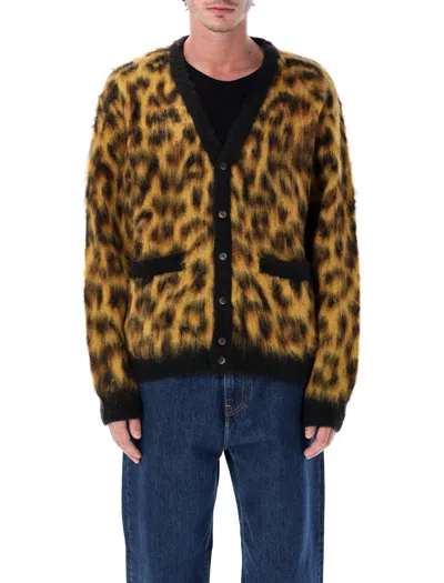 OBEY OBEY BRUSHED PATRON V-NECK CARDIGAN