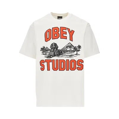Obey ' Cairo' T-shirt In White