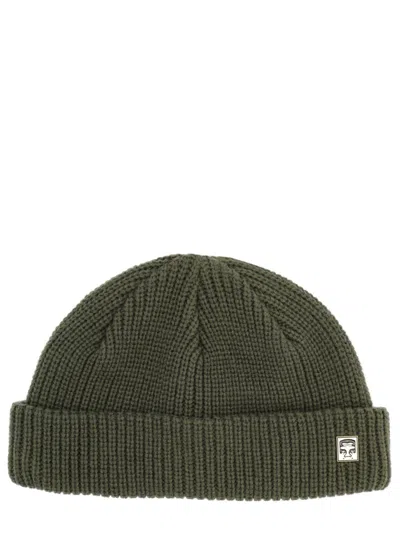 Obey Cap With Logo In Green