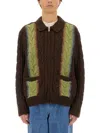 Obey Cardigan "ezra" In Brown