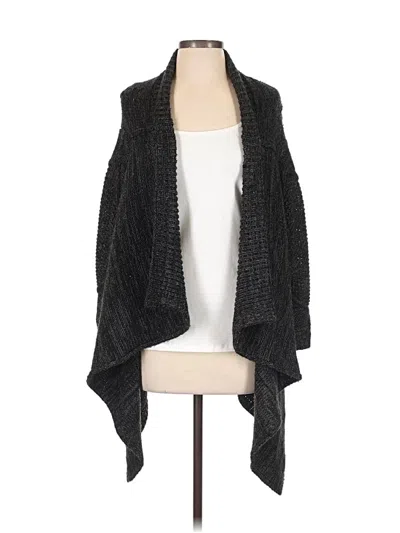 Pre-owned Obey Cardigan Sweater In Gray