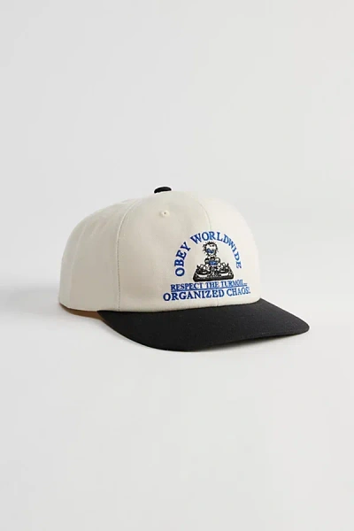 Obey Chaos 6-panel Baseball Hat In Cream, Men's At Urban Outfitters In Neutral