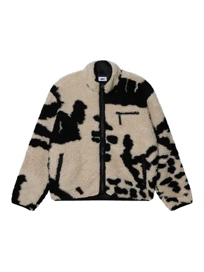 Obey Sherpa Sleeping Jacket In Brown