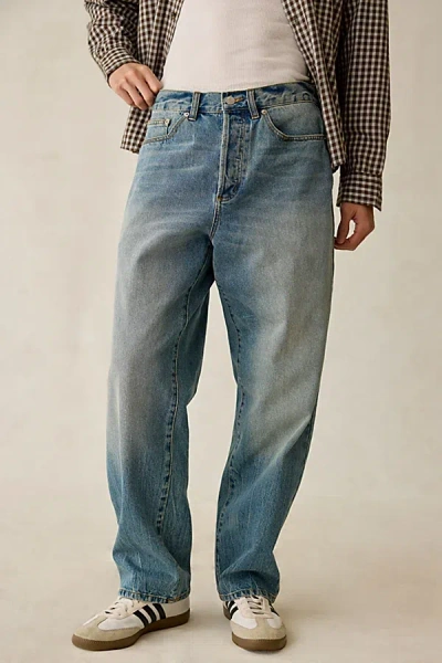 Obey Classic Baggy Fit Jean In Heavy Vintage Light, Men's At Urban Outfitters In Blue