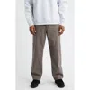 Obey Classic Baggy Plaid Jeans In Neutral