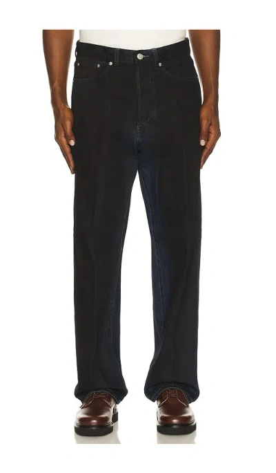 Obey Classic Baggy Spray Jeans In Blue