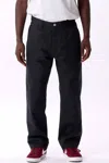 Obey Clothing Hardwork Organic Carpenter Pants In Black In Black