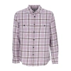 Obey Cole Woven Men's Long Sleeve Shirt L/s Lilac Chalk Multi In Lilac Chalk Multi