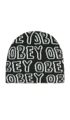Obey Common Beanie In Black