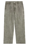 Obey Commons Wrinkle Wash Jeans In Gray