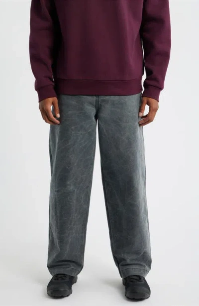 Obey Commons Wrinkle Wash Jeans In Gray